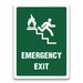 SIGN EMERGENCY EXIT STAIRWAY RIGHT